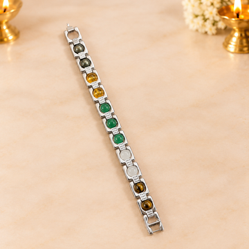 Silver Plated Dhan Yog Bracelet – Wealth & Prosperity