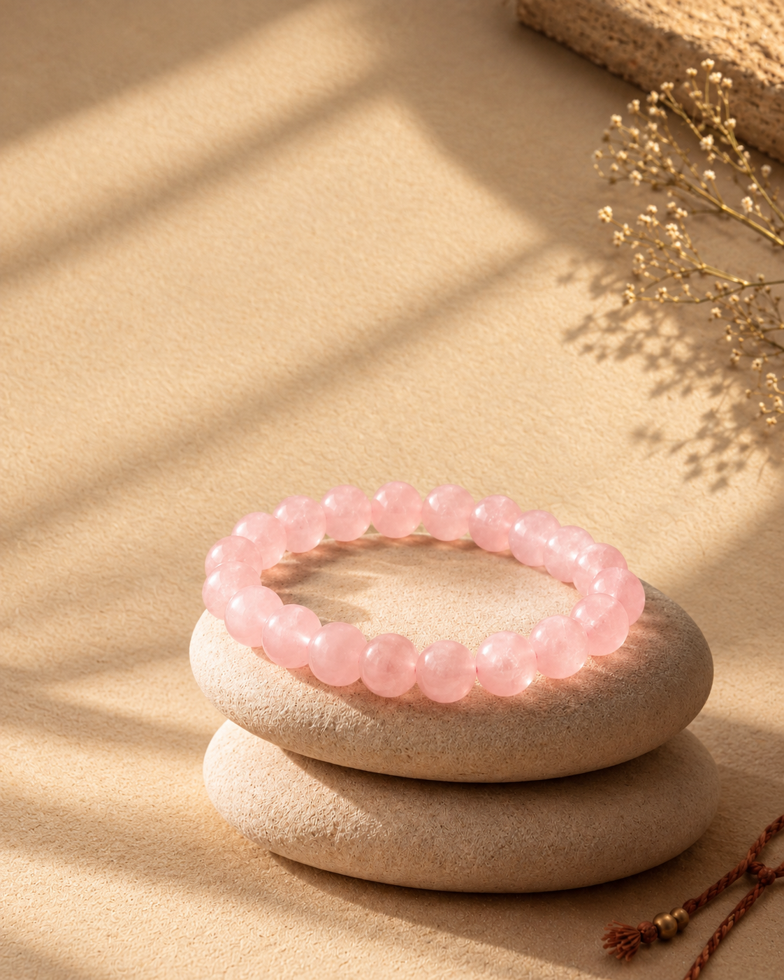 Rose Quartz Bracelet – Love, Compassion & Emotional Harmony