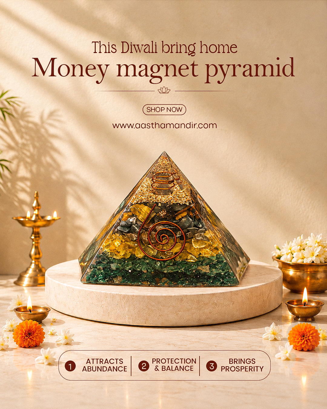 Money Magnet Pyramid – A Symbol of Wealth, Success & Abundance